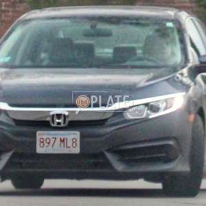 897ML8 MA License Plate