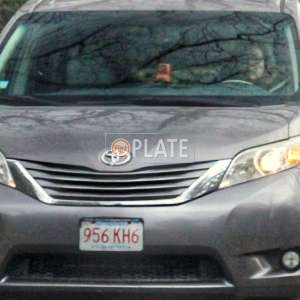 956KH6 MA License Plate