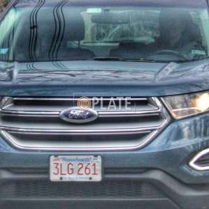 3LG261 MA License Plate