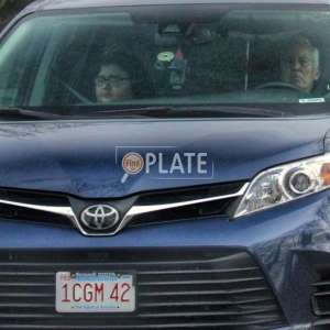 1CGM42 MA License Plate
