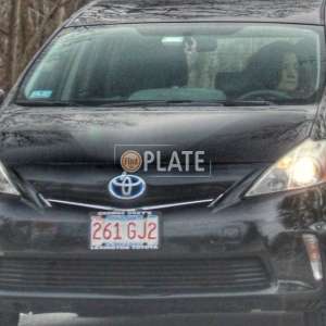 261GJ2 MA License Plate