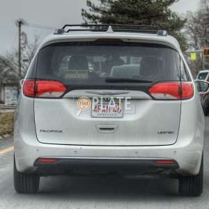 4FAM46 MA License Plate