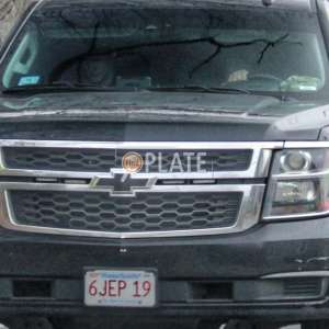 6JEP19 MA License Plate