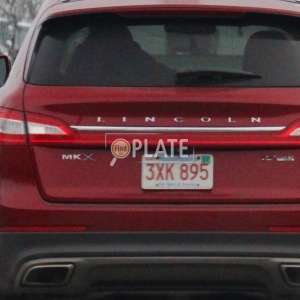 3XK895 MA License Plate
