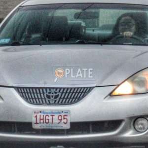 1HGT95 MA License Plate