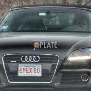 6MEX80 MA License Plate