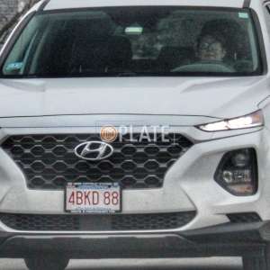 4BKD88 MA License Plate