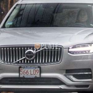 566LD9 MA License Plate