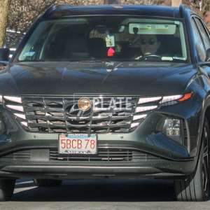 5BCB78 MA License Plate