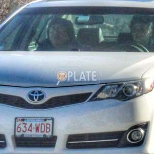 634WDB MA License Plate