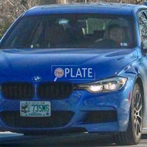 735M6 NH License Plate