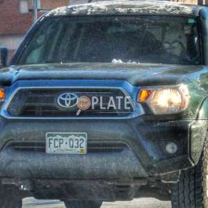 FCPQ32 CO License Plate
