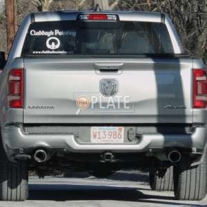 W13986 MA License Plate