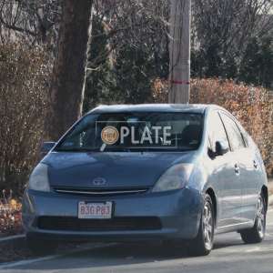 83GP83 MA License Plate