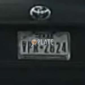 VPR2624 TX License Plate