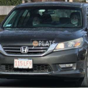 115LF9 MA License Plate