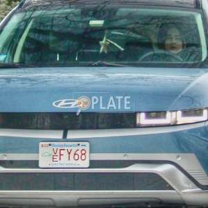 VEFY68 MA License Plate