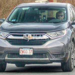2WGG37 MA License Plate