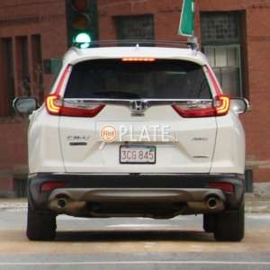 3CG845 MA License Plate