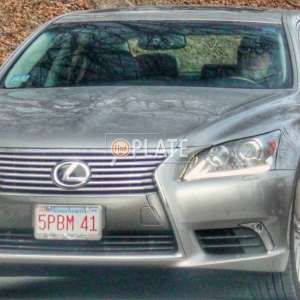 5PBM41 MA License Plate