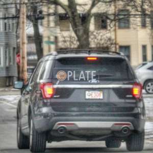 E308 MA Male driver speeding on Fairview Ave in Belmont MA