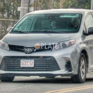 1CEC52 MA License Plate