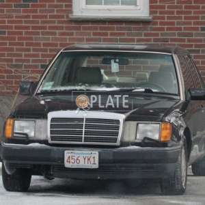 456YK1 MA License Plate
