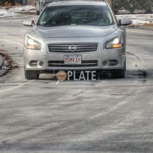 2SMV19 MA License Plate