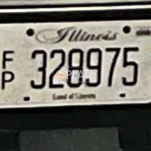 FP IL License Plate