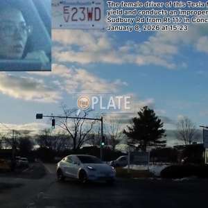 EV23WD MA License Plate