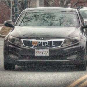 2MEV37 MA License Plate