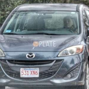531XN6 MA License Plate