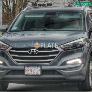 8RN259 MA License Plate