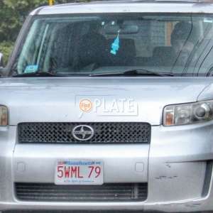 5WML79 MA License Plate