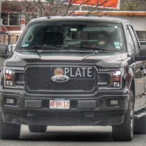 4FBH12 MA License Plate