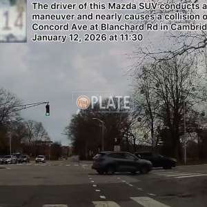 4JBE14 MA License Plate