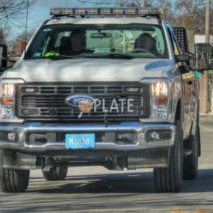 M3838 MA License Plate