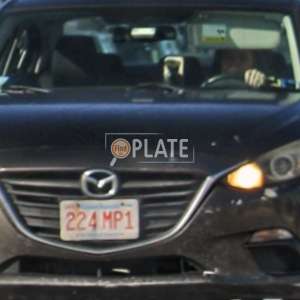 224MP1 MA License Plate