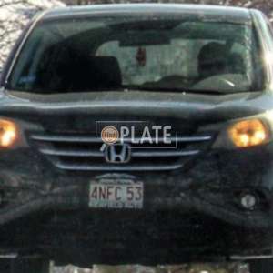 4NFC53 MA License Plate