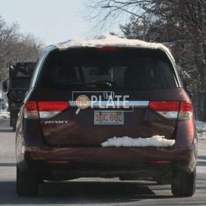 1DC882 MA License Plate