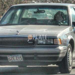 62EZ15 MA License Plate