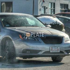 4GJ116 MA License Plate