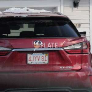 4JYV81 MA License Plate