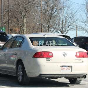 7RM257 MA License Plate