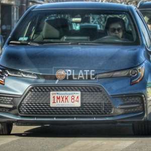 1MXK84 MA License Plate