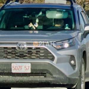 5DZF57 MA License Plate