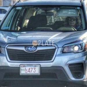 LG473 MA License Plate