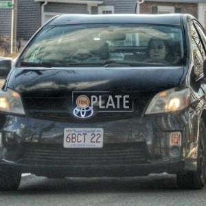 6BCT22 MA License Plate