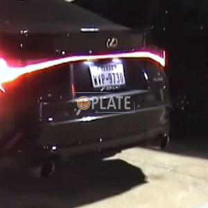 KVP9730 TX License Plate