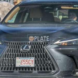 VE55CY MA License Plate